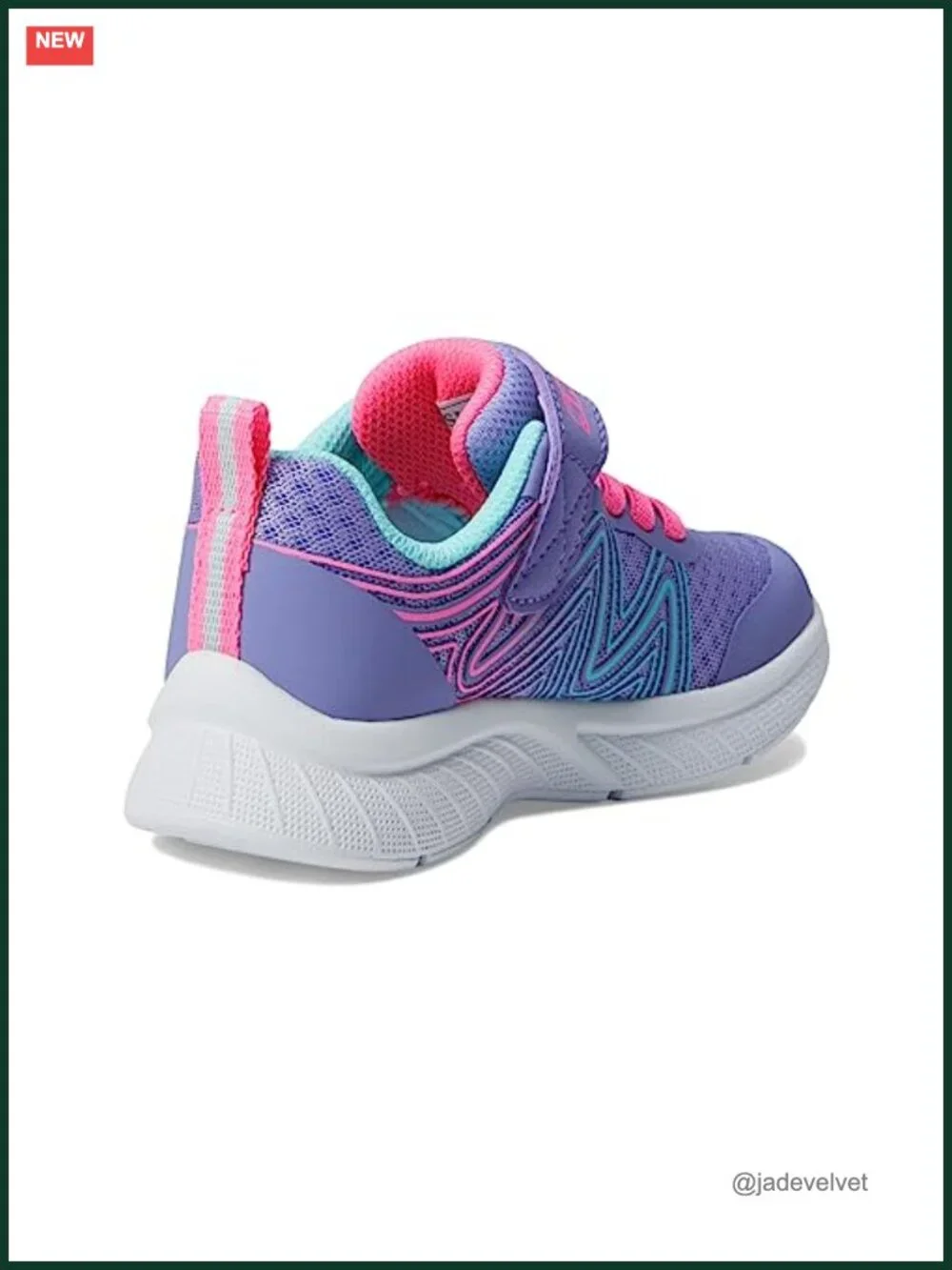 Lightweight Mesh and Synthetic Sneaker with Adjustable Strap